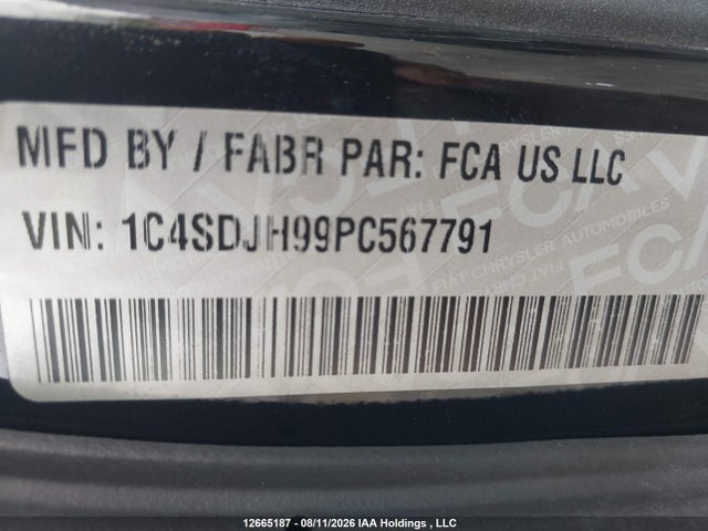 Dodge Durango 2023 1C4SDJH99PC567791 Image 9