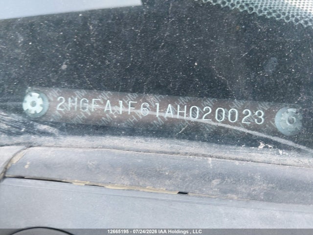 Продаж на аукціоні авто 2010 Honda Civic Lx-s, vin: 2HGFA1F61AH020023, номер лоту: 12665195