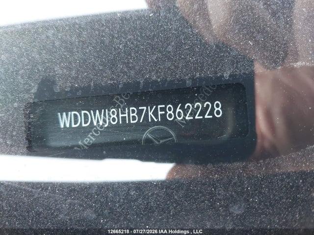 WDDWJ8HB7KF862228 Mercedes-Benz C 63 AMG-S