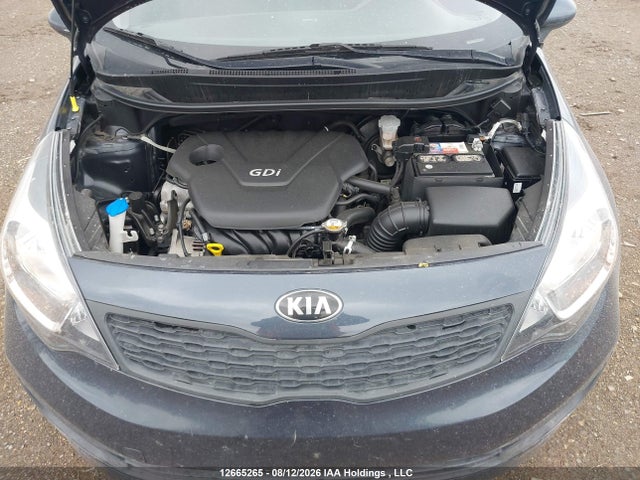 12665265 :رقم المزاد ، KNADM4A38F6500867 vin ، 2015 Kia Rio Ex/ex+/lx/lx+/sx مزاد بيع