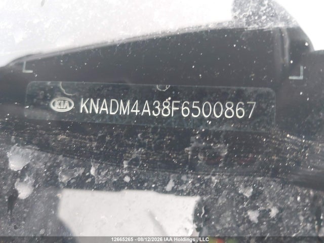 12665265 :رقم المزاد ، KNADM4A38F6500867 vin ، 2015 Kia Rio Ex/ex+/lx/lx+/sx مزاد بيع