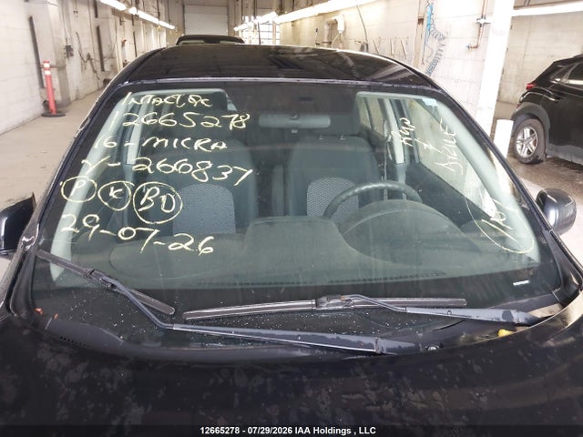12665278 :رقم المزاد ، 3N1CK3CPXGL266837 vin ، 2016 Nissan Micra مزاد بيع