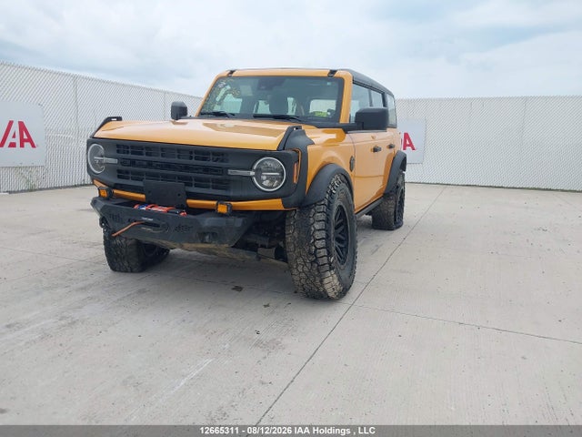2022 Ford Bronco Big Bend/black Diamond/outer Banks მანქანა იყიდება აუქციონზე, vin: 1FMDE5BH4NLB27032, აუქციონის ნომერი: 12665311