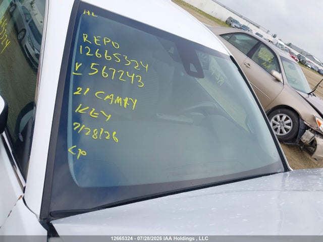 12665324 :رقم المزاد ، 4T1G11AK4MU567243 vin ، 2021 Toyota Camry Se/se Night Shade مزاد بيع