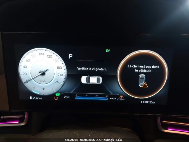 12629704 :رقم المزاد ، KMHLN4AJ9PU042971 vin ، 2023 Hyundai Elantra Hybrid Luxury مزاد بيع