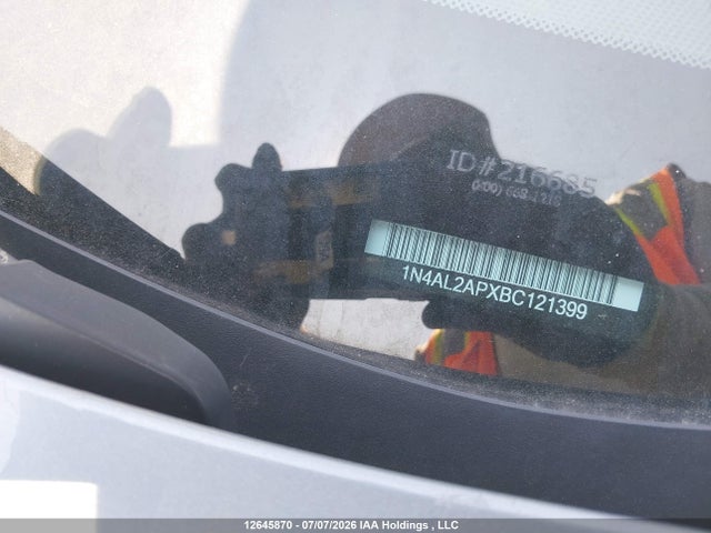 Aukcja sprzedaży 2011 Nissan Altima 2.5 S, vin: 1N4AL2APXBC121399, numer aukcji: 12645870