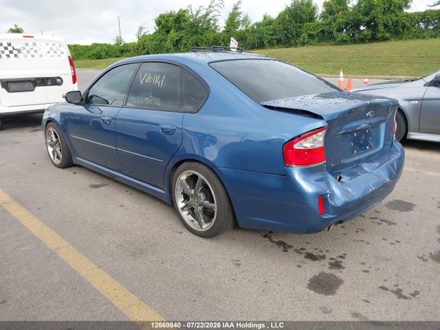 2008 Subaru Legacy 2.5 I/2.5 I Touring Package მანქანა იყიდება აუქციონზე, vin: 4S3BL616187201141, აუქციონის ნომერი: 12660840