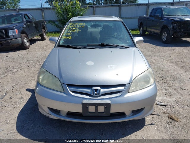 12665356 :رقم المزاد ، 2HGES168X5H021185 vin ، 2005 Honda Civic Si Si مزاد بيع
