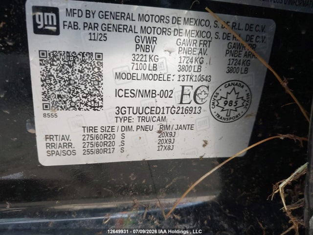 GMC SIERRA 1500 2026 3GTUUCED1TG216913 Image 18