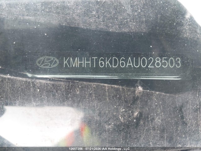 12657256 :رقم المزاد ، KMHHT6KD6AU028503 vin ، 2010 Hyundai Genesis 2.0t مزاد بيع