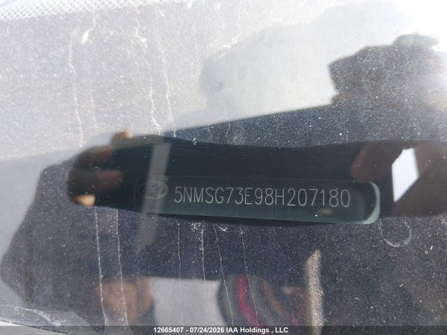12665407 :رقم المزاد ، 5NMSG73E98H207180 vin ، 2008 Hyundai Santa Fe Gl/gls مزاد بيع