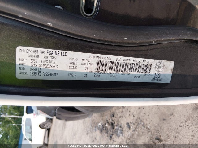 Dodge JOURNEY SE 2016 3C4PDCAB8GT125443 Image 9