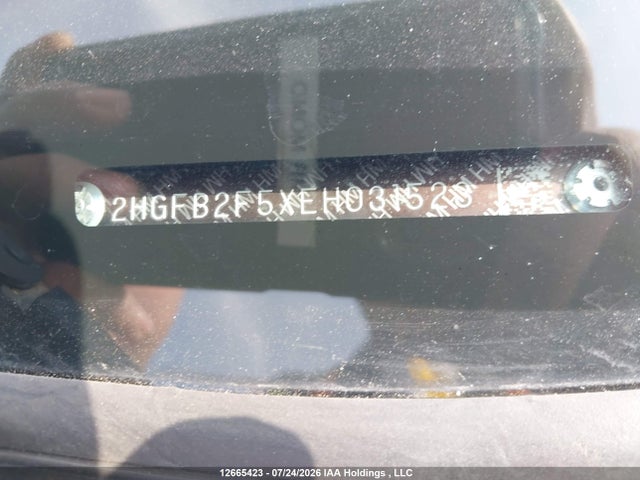 Honda CIVIC EX 2014 2HGFB2F5XEH031523 Image 18