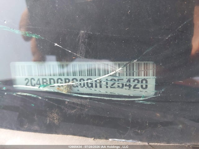 Aukcja sprzedaży 2016 Dodge Grand Caravan Se/sxt, vin: 2C4RDGBG0GR125420, numer aukcji: 12665434