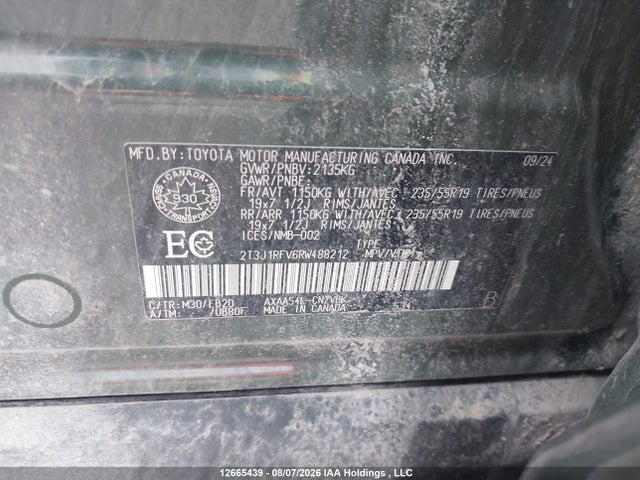 2T3J1RFV6RW488212 Toyota Rav4 Trail