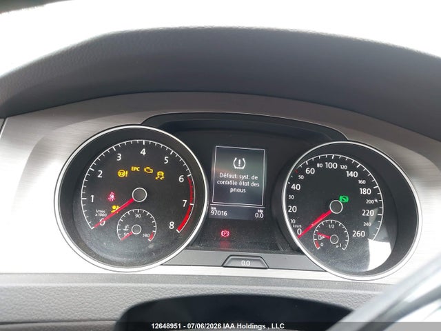 Auction sale of the 2017 Volkswagen Golf Sportwagen 1.8 Tsi Comfortline/1.8 Tsi Highline/1.8 Tsi Trendline, vin: 3VW017AU2HM537241, lot number: 12648951