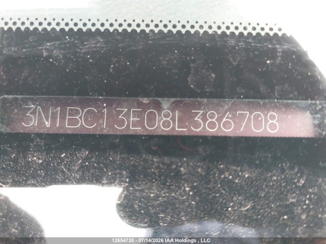 Aukcja sprzedaży 2008 Nissan Versa 1.8 Sl, vin: 3N1BC13E08L386708, numer aukcji: 12654730