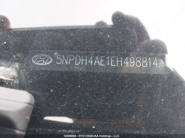 12656085 :رقم المزاد ، 5NPDH4AE1EH498814 vin ، 2014 Hyundai Elantra Gl مزاد بيع