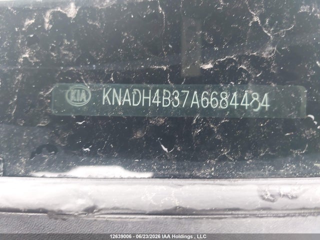 12639006 :رقم المزاد ، KNADH4B37A6684484 vin ، 2010 Kia Rio Ex/ex Convenience/ex-convenience مزاد بيع