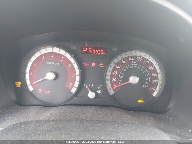 12639006 :رقم المزاد ، KNADH4B37A6684484 vin ، 2010 Kia Rio Ex/ex Convenience/ex-convenience مزاد بيع
