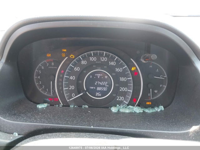 12648975 :رقم المزاد ، 2HKRM4H51DH121650 vin ، 2013 Honda Cr-v Ex مزاد بيع