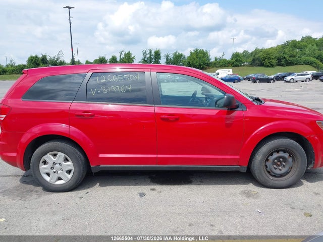 12665504 :رقم المزاد ، 3C4PDCAB6CT319964 vin ، 2012 Dodge Journey Se مزاد بيع