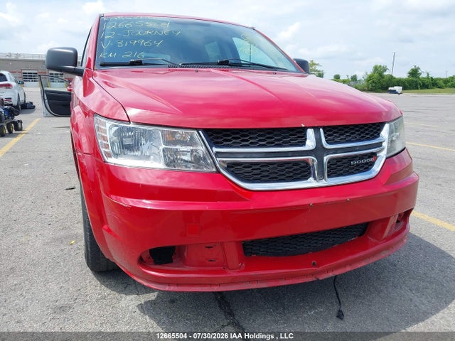 2012 Dodge Journey Se მანქანა იყიდება აუქციონზე, vin: 3C4PDCAB6CT319964, აუქციონის ნომერი: 12665504