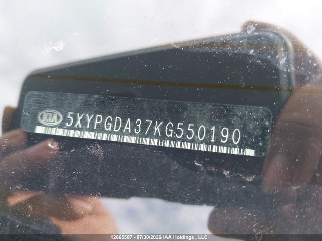 Aukcja sprzedaży 2019 Kia Sorento L/lx, vin: 5XYPGDA37KG550190, numer aukcji: 12665507