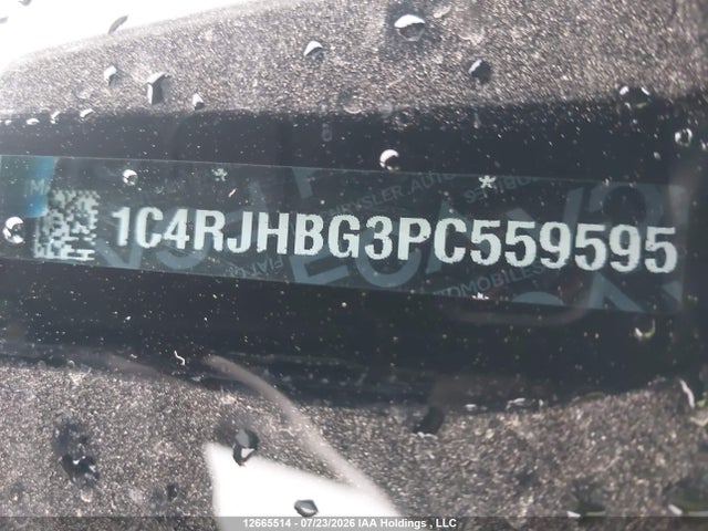1C4RJHBG3PC559595 Jeep Grand Cherokee Limited