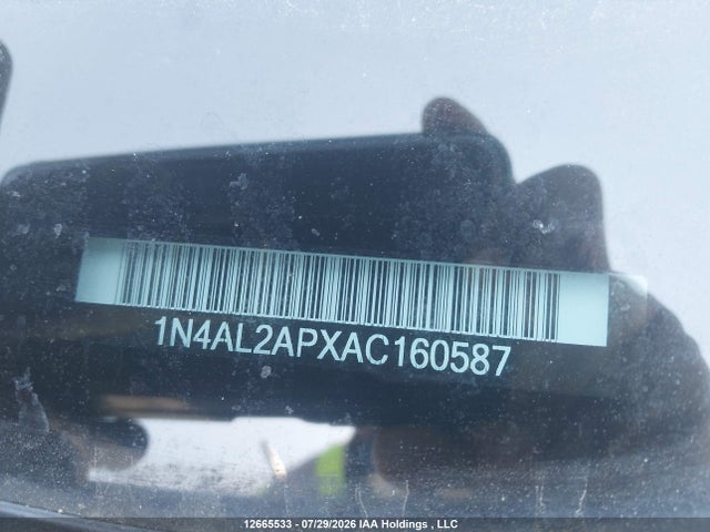Aukcja sprzedaży 2010 Nissan Altima S, vin: 1N4AL2APXAC160587, numer aukcji: 12665533