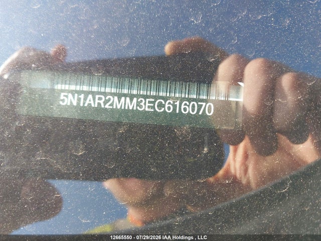 5N1AR2MM3EC616070 Nissan Pathfinder Platinum/s/sl/sv