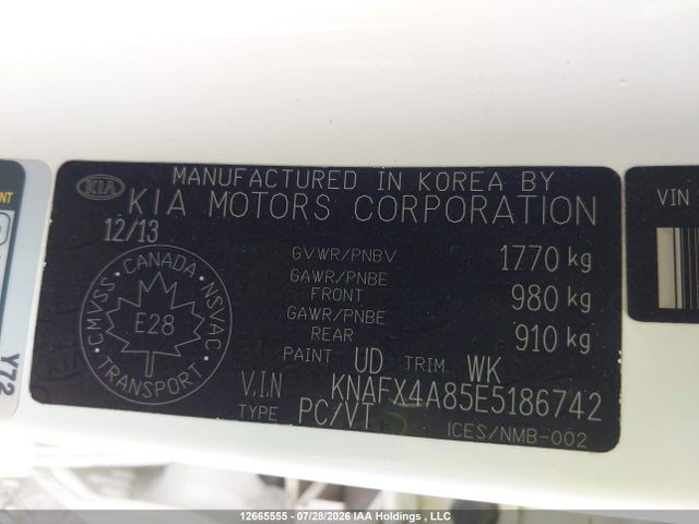 KIA FORTE EX 2014 KNAFX4A85E5186742 Image 9