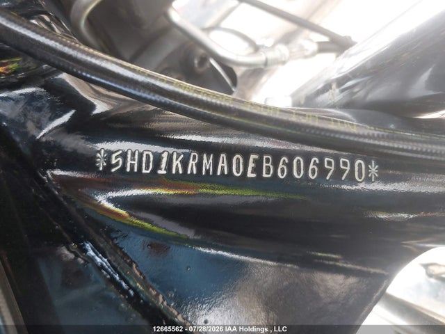 12665562 :رقم المزاد ، 5HD1KRMA0EB606990 vin ، 2014 Harley-davidson Flhxs Street Glide Special مزاد بيع