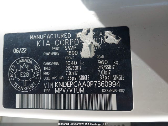 Продаж на аукціоні авто 2023 Kia Seltos, vin: KNDEPCAA0P7360994, номер лоту: 12665564