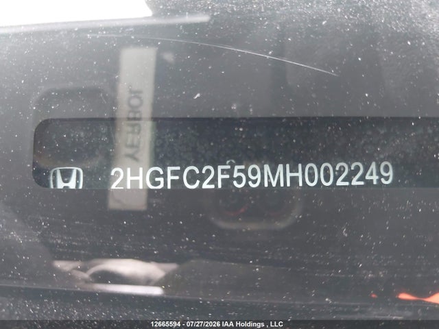 Honda Civic Lx 2021 2HGFC2F59MH002249 Image 20