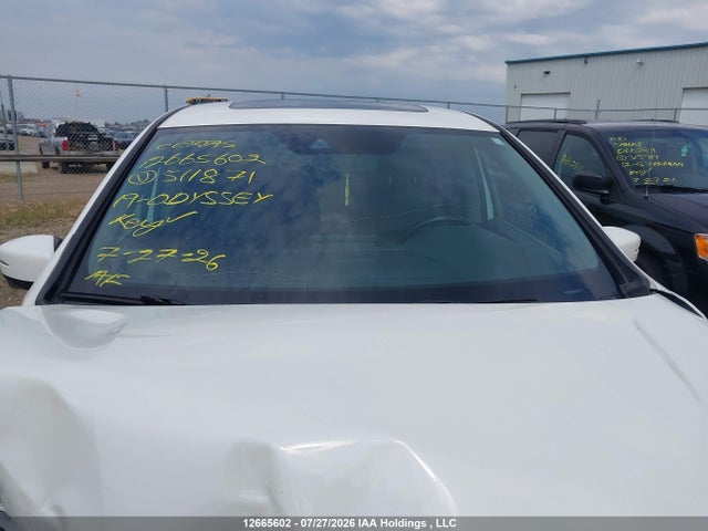 12665602 :رقم المزاد ، 5FNRL6H62KB511871 vin ، 2019 Honda Odyssey Exl مزاد بيع
