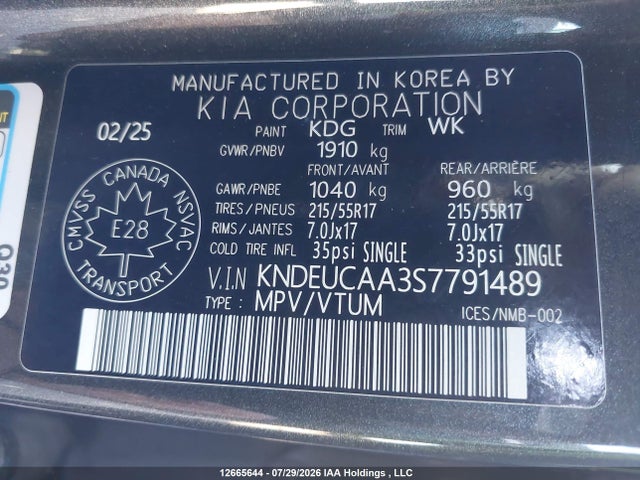 KIA SELTOS S 2025 KNDEUCAA3S7791489 Image 22