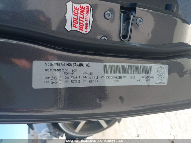 Продаж на аукціоні авто 2019 Dodge Charger Sxt, vin: 2C3CDXJG5KH611666, номер лоту: 12665650
