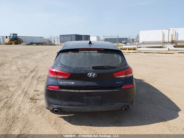 2018 Hyundai Elantra Gt Sport მანქანა იყიდება აუქციონზე, vin: KMHH55LC6JU043366, აუქციონის ნომერი: 12665659