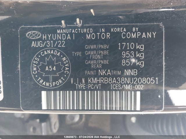 Hyundai Venue Se 2022 KMHRB8A38NU208051 Image 18