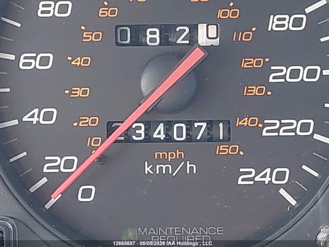 12665687 :رقم المزاد ، JHMBB61761C802701 vin ، 2001 Honda Prelude Se مزاد بيع