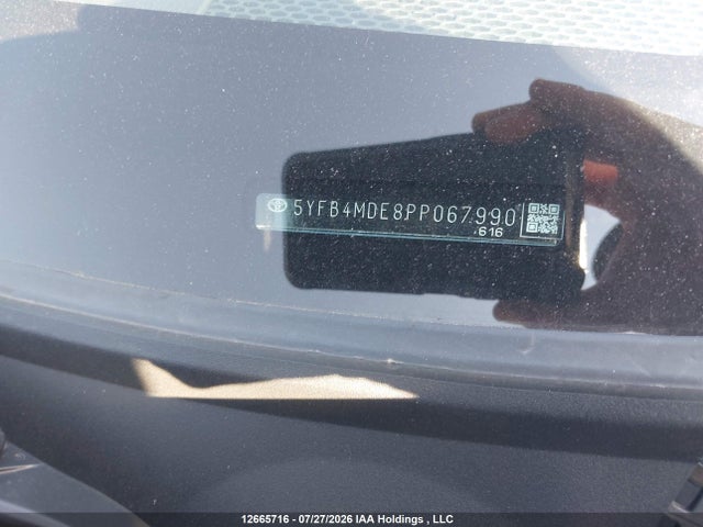 5YFB4MDE8PP067990 Toyota COROLLA LE