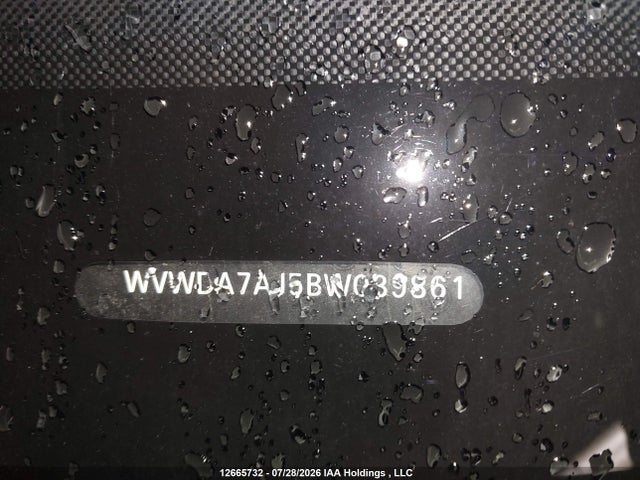 Aukcja sprzedaży 2011 Volkswagen Golf, vin: WVWDA7AJ5BW039861, numer aukcji: 12665732