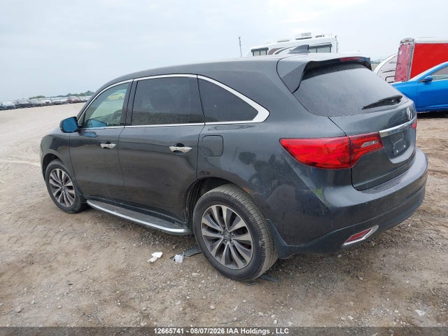 2015 Acura Mdx Technology მანქანა იყიდება აუქციონზე, vin: 5FRYD4H49FB502102, აუქციონის ნომერი: 12665741