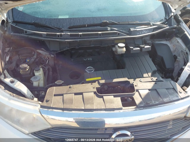 2011 Nissan Quest მანქანა იყიდება აუქციონზე, vin: JN8AE2KP1B9009398, აუქციონის ნომერი: 12665747