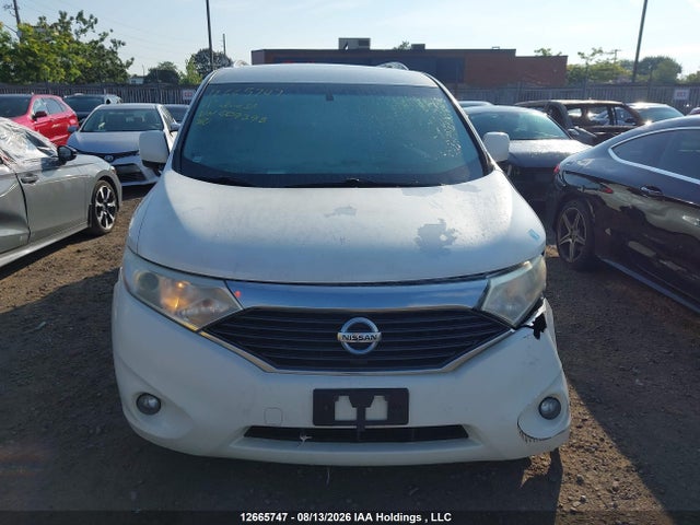 2011 Nissan Quest მანქანა იყიდება აუქციონზე, vin: JN8AE2KP1B9009398, აუქციონის ნომერი: 12665747
