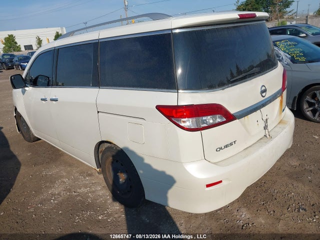 2011 Nissan Quest მანქანა იყიდება აუქციონზე, vin: JN8AE2KP1B9009398, აუქციონის ნომერი: 12665747