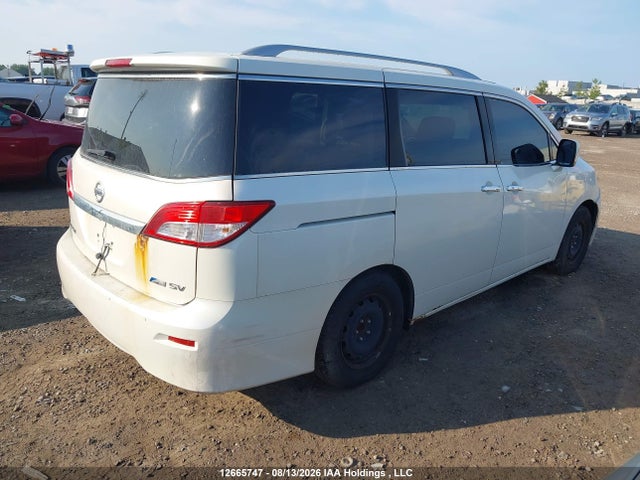 2011 Nissan Quest მანქანა იყიდება აუქციონზე, vin: JN8AE2KP1B9009398, აუქციონის ნომერი: 12665747