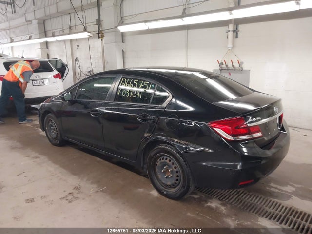 Honda Civic Lx 2014 2HGFB2F42EH037341 Image 3