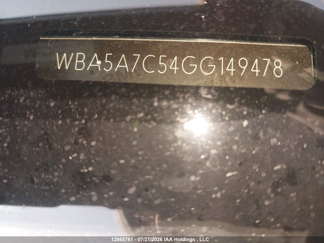 WBA5A7C54GG149478 BMW 528 XI
